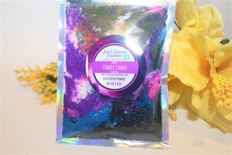 fake holo bath bomb powder in bag|Holographic Powder .